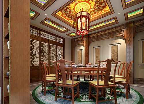 延边朝鲜族中式古典风格家居装修设计效果图