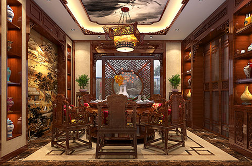 延边朝鲜族温馨雅致的古典中式家庭装修设计效果图